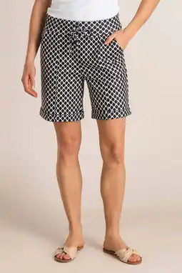 Wehkamp Ivy Beau slim regularwaist bermuda short zwart aanbieding