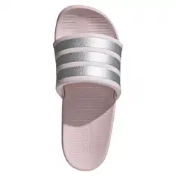 Wehkamp adidas Sportswear Adilette Comfort 2.0 badslippers roze/zilver aanbieding
