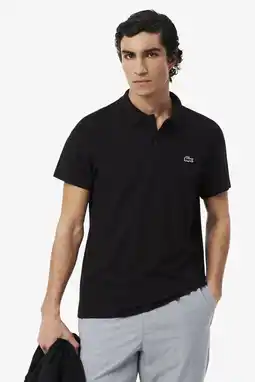 Wehkamp Lacoste regular polo zwart aanbieding