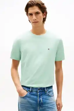 Wehkamp Tommy Hilfiger regular T-shirt mintgroen aanbieding