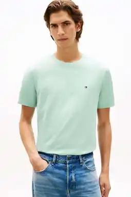 Wehkamp Tommy Hilfiger regular T-shirt mintgroen aanbieding