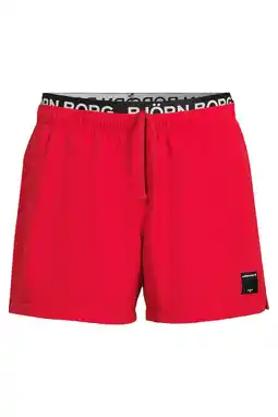 Wehkamp Björn Borg zwemshort met logo rood aanbieding