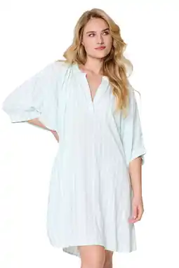 Wehkamp LingaDore strandtuniek mintgroen/wit aanbieding