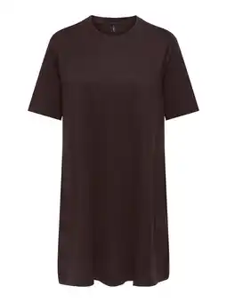 Wehkamp ONLY mini jurk donkerbruin aanbieding