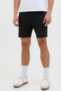 Wehkamp JJ REBEL JREBGORM regular sweatshort zwart aanbieding