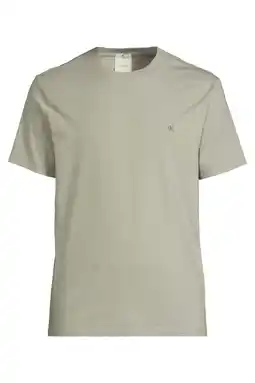 Wehkamp Calvin Klein slim T-shirt lichtgroen aanbieding