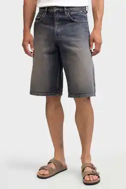 Wehkamp Redefined Rebel denim baggy short grijsblauw aanbieding