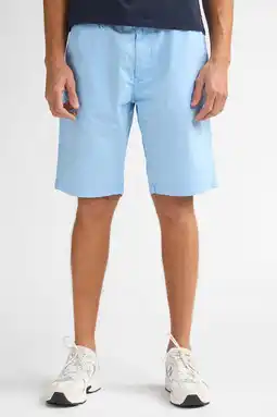 Wehkamp Petrol Industries regular chino short lichtblauw aanbieding