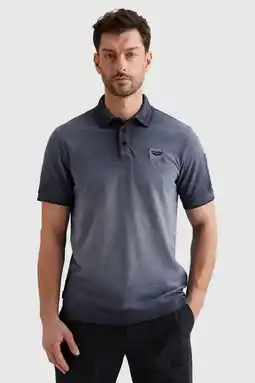Wehkamp PME Legend regular polo grijsblauw aanbieding