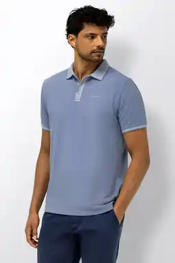 Wehkamp State of Art regular polo blauw aanbieding