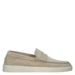 Wehkamp Blackstone Zuko Enzo suède loafers beige aanbieding
