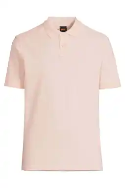 Wehkamp BOSS regular polo lichtroze aanbieding