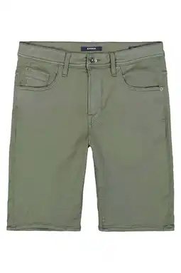 Wehkamp Garcia Russo 615 regular casual short donkergroen aanbieding