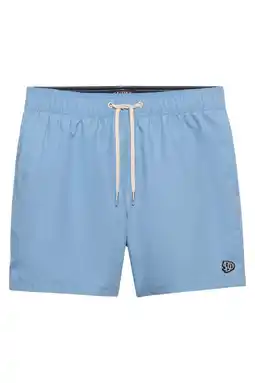 Wehkamp Superdry zwemshort blauw aanbieding