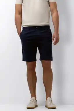 Wehkamp State of Art regular chino short donkerblauw aanbieding