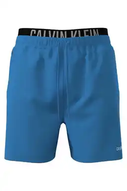 Wehkamp Calvin Klein zwemshort met logo blauw aanbieding
