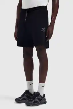 Wehkamp Ballin regular fit sweatshort met logo - zwart aanbieding