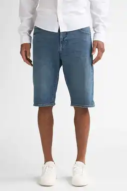 Wehkamp Petrol Industries LEWIS short medium blue denim aanbieding
