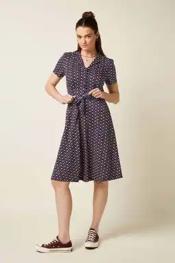 Wehkamp King Louie midi jurk blauw aanbieding