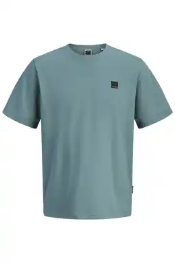 Wehkamp JACK & JONES PLUS SIZE regular T-shirt petrol aanbieding