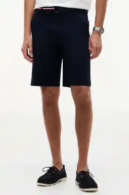 Wehkamp Tommy Hilfiger DENTON straight chino short donkerblauw aanbieding