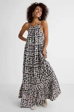 Wehkamp Ruby maxi jurk met all-overprint aanbieding