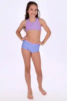 Wehkamp B.Nosy reversible halterbikini roze/paars aanbieding