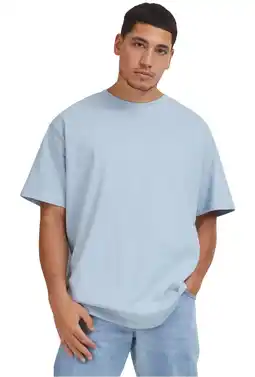 Wehkamp Urban Classics oversized T-shirt lichtblauw aanbieding