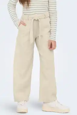 Wehkamp KIDS ONLY GIRL casual broek ecru aanbieding