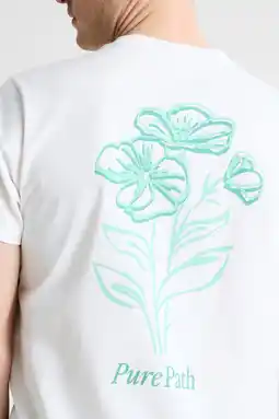 Wehkamp Pure Path regular T-shirt met backprint aanbieding