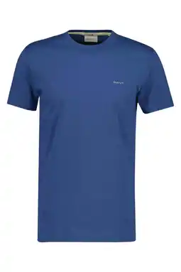 Wehkamp GANT regular T-shirt blauw aanbieding