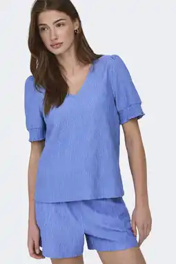 Wehkamp ONLY top blauw aanbieding