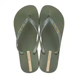 Wehkamp Ipanema Anatomic Lolita teenslippers met glitters groen aanbieding