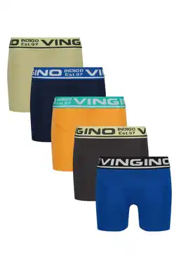 Wehkamp Vingino boxershort - oranje/multicolor (set van 5) aanbieding