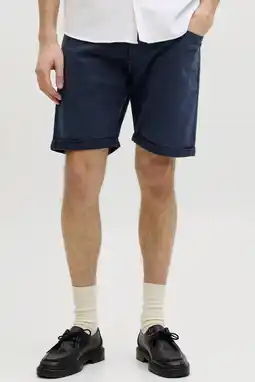 Wehkamp JJ REBEL JREBRICKY denim regular short donkerblauw aanbieding