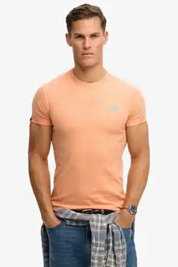 Wehkamp Superdry slim T-shirt oranje aanbieding