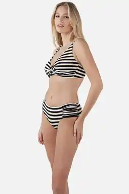 Wehkamp Barts bikinibroekje Yadbor zwart/ecru aanbieding