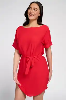 Wehkamp ten Cate Beach TC WOW strandjurk rood aanbieding