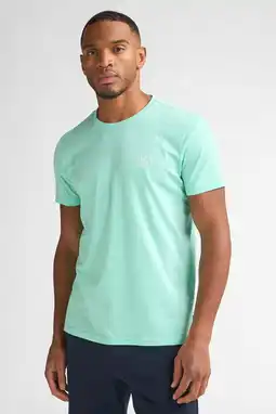 Wehkamp Petrol Industries regular fit T-shirt - turquoise aanbieding