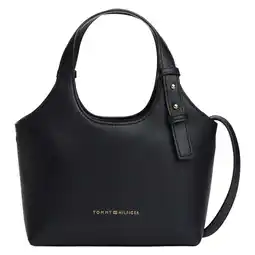 Wehkamp Tommy Hilfiger mini shopper TH Logo zwart aanbieding