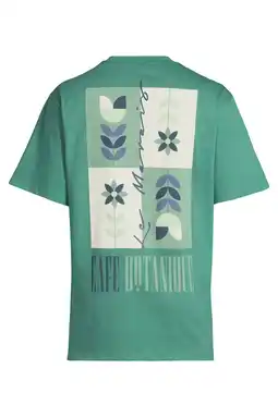 Wehkamp Kultivate regular fit T-shirt met backprint - groen aanbieding