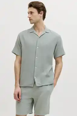 Wehkamp JJ REBEL relaxed casual overhemd groen aanbieding