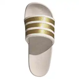 Wehkamp adidas Sportswear Adilette Comfort 2.0 badslippers ecru/goud aanbieding