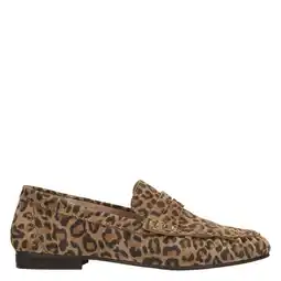 Wehkamp PS Poelman Sammy loafers met panterprint beige/zwart aanbieding