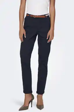 Wehkamp ONLY slim regularwaist chino gebreid aanbieding