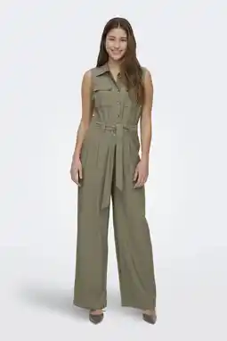 Wehkamp ONLY jumpsuit kaki aanbieding
