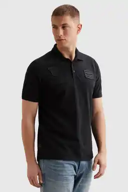 Wehkamp PME Legend regular polo donkerblauw aanbieding
