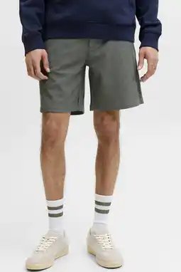 Wehkamp JACK & JONES PANTS STUDIO JPSTACE tapered casual short groen aanbieding