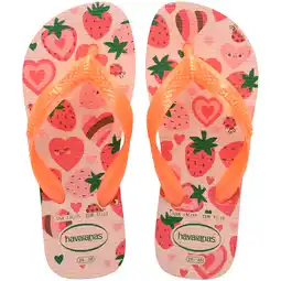 Wehkamp Havaianas teenslippers oranje/roze aanbieding