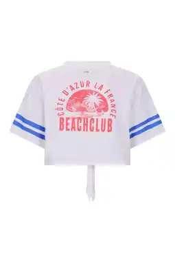 Wehkamp Retour Jeans T-shirt met backprint wit aanbieding